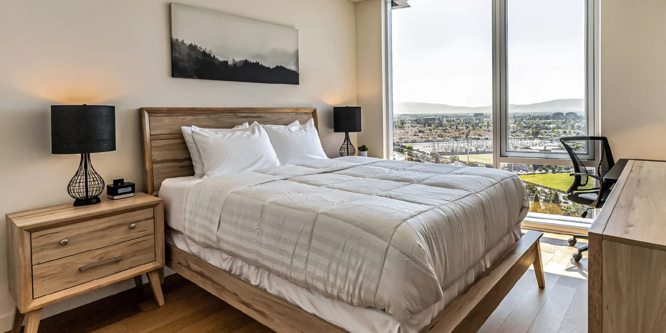 Beautifully styled bedroom